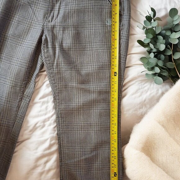 Element Plaid Cropped Pants Size 5 – Y2K Skater Style Capris, Gray Check - Picture 9 of 12